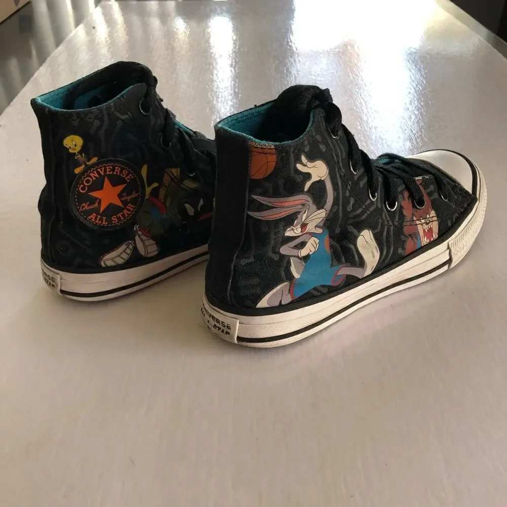CONVERSE YOUTH Space Jam Hi Tops Size 13